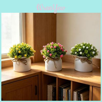Full Sky Star Artificial Flower Pot For Home Decor And Photography Prop