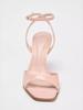 Fashion Fashion Coffee Ankle Buckle Heel Sandals Women Summer Sexy Square Toe Ankle Strap Buckle Heels Fashion Open Toe Party Dress Shoe