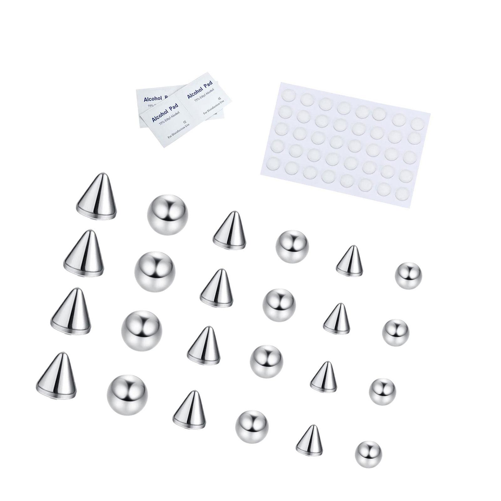 

Упаковка из 68 колец для бровей и губ из нержавеющей стали без пирсинга, украшения для тела для ценителей моды 2