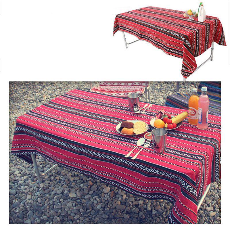 

Абстрактная скатерть для пикника, уличная, с племенным принтом коренных американцев, 43 X 55 дюймов красный