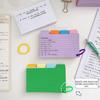 200 Sheets Horizontal Line Index Cards Binder Memo Pads Creative Learning Flashcards  Students