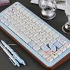 Guardian Cartoon Sweetheart Keycaps Pbt Five-Sided Sublimation Keycaps Pink Blue Cute Side Engraved Keyboard Customized Keycaps