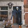 Gothic Horned God Skull Door Knocker Heavy Metal Wall Decor 13.5cm