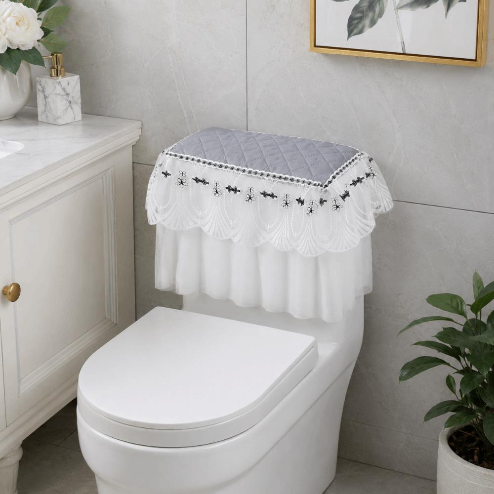 Court Style Toilet Water Tank Cover Vintage Toilet Closestool Cover Toilet Cover Home