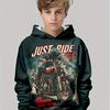 Autumn,Winter Versatile Cartoon 3D Printed Outdoor Casual Boys' Hoodie Comfortable Casual Pullover