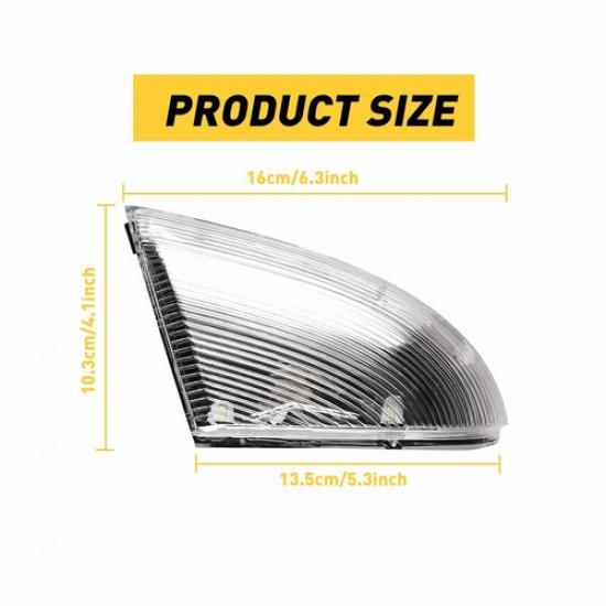 For 2009-2014 For Dodge Ram 1500 2500 Left Mirror Turn Signal Puddle Light Lamp