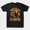 Men Black Print T-shirt Darmok And Jalad At Tanagra September 1991 Vintage Retro No-Cut Transfer Paper Print Cotton Tshirt