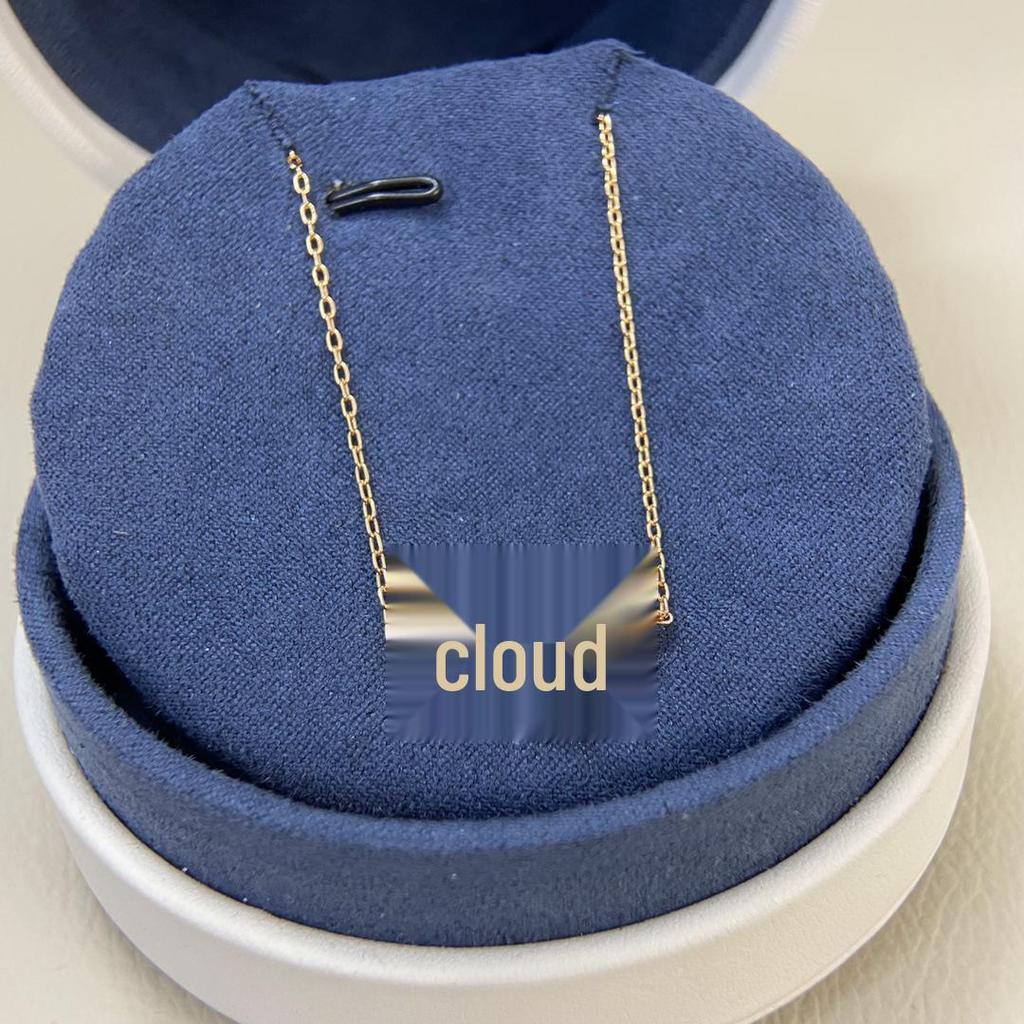 Collar de Herradura Chapado en Oro Rosa de 18 Quilates para Mujer – Elegante Diseño Minimalista con Cadena de Cierre Suave