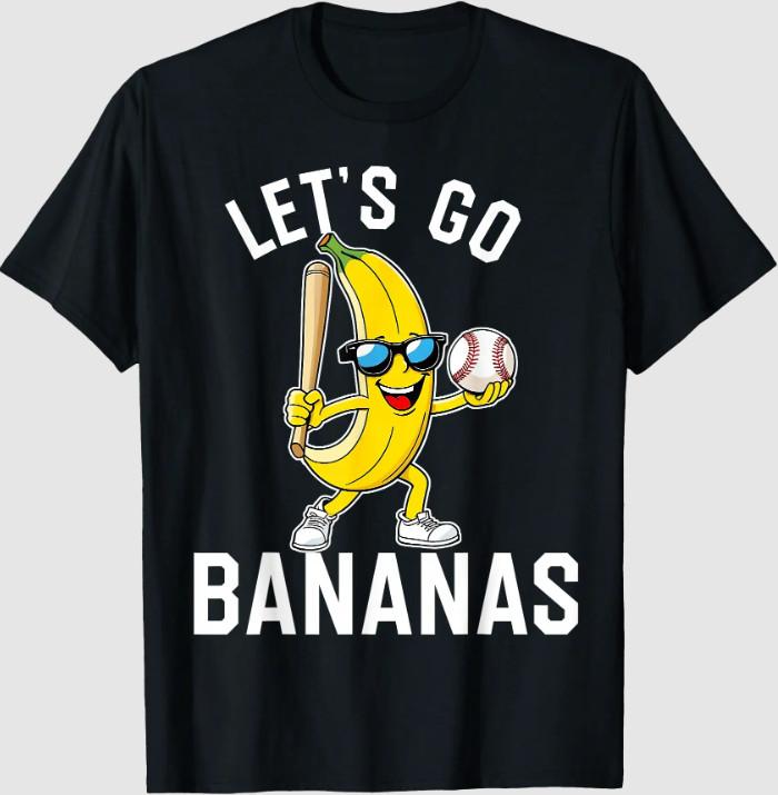 Футболка Let s Go Banana S разноцветный