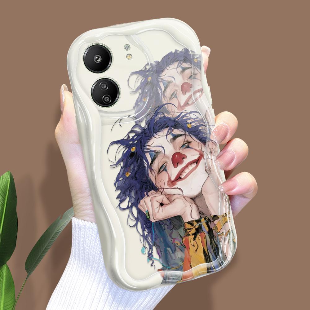 

Милый мультяшный узор, кремовая текстура, мягкий силиконовый чехол с волнистыми краями, чехол для телефона Xiaomi Redmi Redmi Note 9 белый