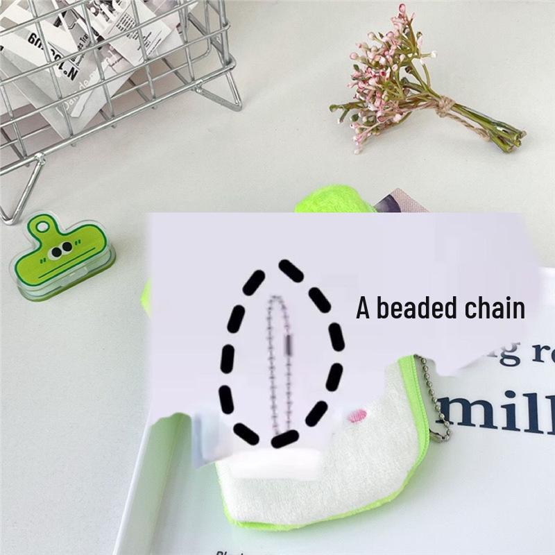 

WayV Вэй Чжэньни Плюшевый кошелек для монет и брелок для сумки с луком-пореем Standard