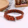 Leather Cuff Bracelet Alloy Star Wristband Adjustable Bangle Wide Cuff Bracelets Gothic Punk Jewelry for Women Men