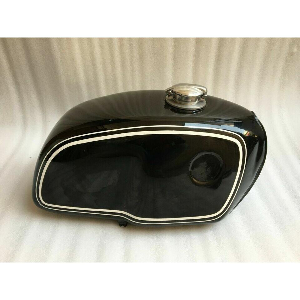 BMW R100S R100CS R100RS R100RT Alloy Black Painted Petrol Fuel Tank With Cap