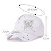 New Fashion Women Cap Butterfly Flower Pendant Baseball Cap Female Outdoor Adjustable Streetwear Summer Trucker Hat