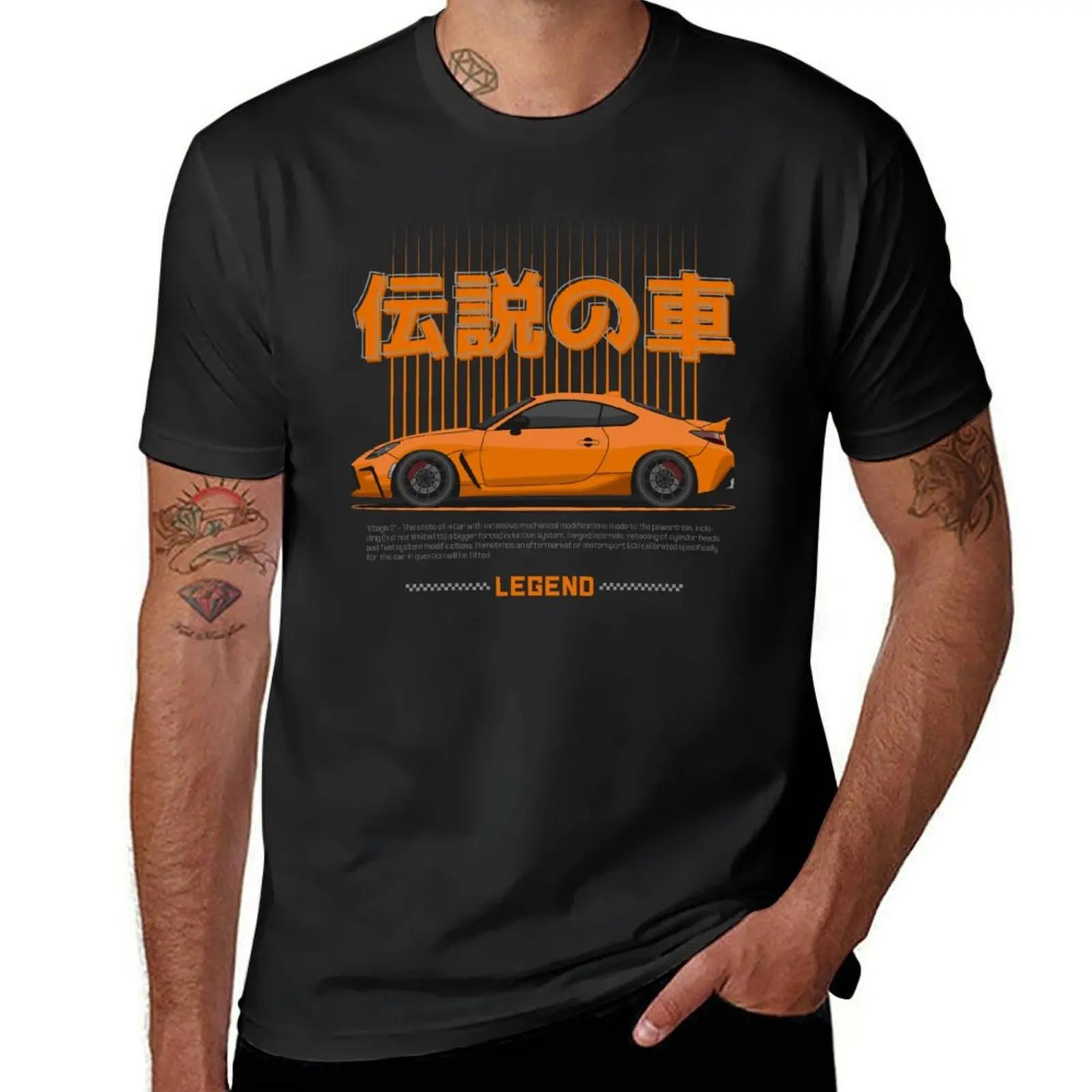 Tuner Orange GR86 JDM T-Shirt Tops Baggy Shirts Sports Fans Oversized T Shirt Short Sleeve Tee Men S