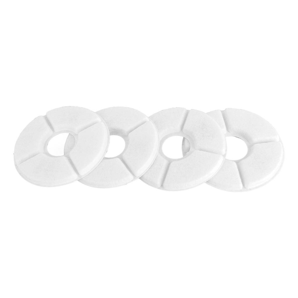 12Pcs Round Cat Water Fountain Filters Activated Carbon Remove Odor Replacement Smart Cat Fountain