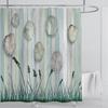 Piante Grafico Tenda da Doccia Impermeabile Tenda da Doccia Tessuto Poliestere Stampa 3D Tende da Bagno Decorazione Bagno Con Ganci