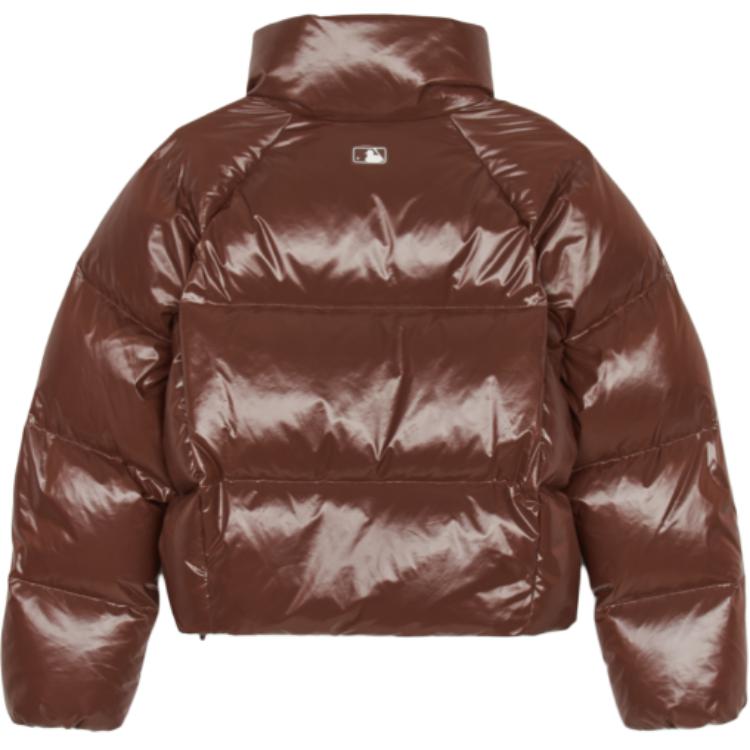 New MLB New York Yankees Down Jacket Women's Brown 3FDJB2046-50BRD