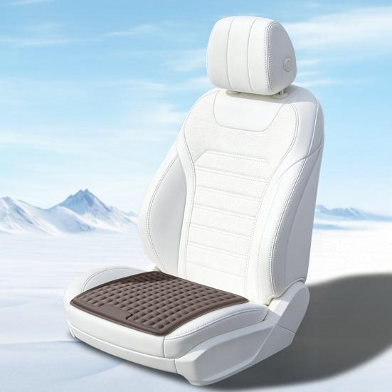 Cooling Gel Seat Cushion for Office Gaming Chair Breathable Ice Silk Pad for Car Summer Pressure Relief Mat for Long Sitting