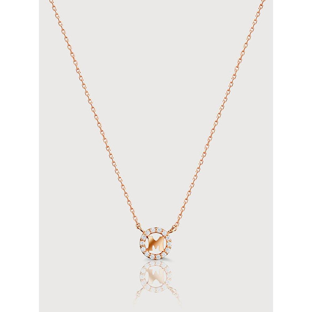 Tuberare Rose Silver Necklace A201Sn9104Rpa 42Cm