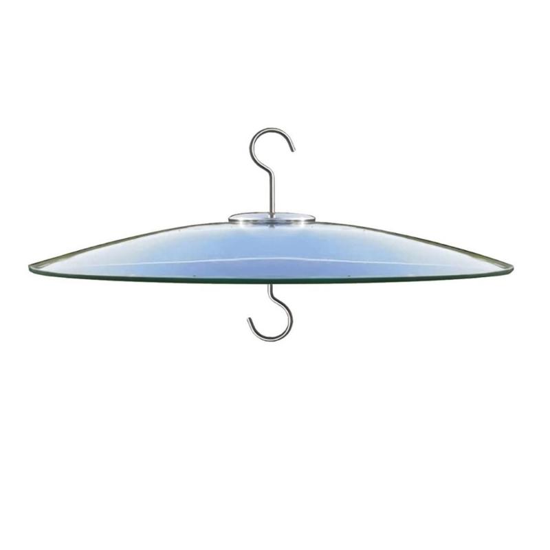 Clear Bird Feeders Dome Cover with Iron Hook Weatherproof Bird Feeders Rain Cover for Outdoor Garden Yard Patios 1