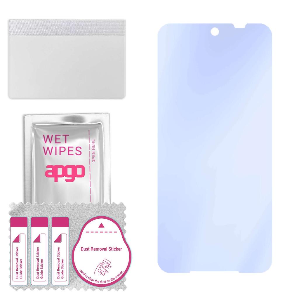 apgo Ultra-Clear 9H Hybrid ochranné sklo kompatibilní s myPhone Hammer Blade 5G, flexibilní nano sklo, skvělá náhrada za tvrzené sklo, scratc