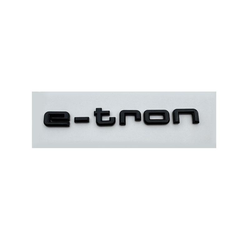 e-tron mark emblem car stickers for f2 new logo pure electric tail rear refit displacement sign decoration label accessories