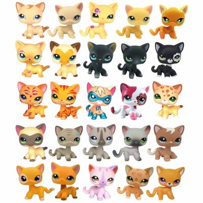 Juguete Original Lps Pet Shop Cocker Spaniel de Pelo Corto Gran Danés Tigre Figura de Acción Lps juguetes para niños El Mejor Regalo