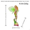 Fairy Garden Resin Figurine ,Girl Statue, Desktop Ornament, Decorative Cute Butterfly Elf Decor