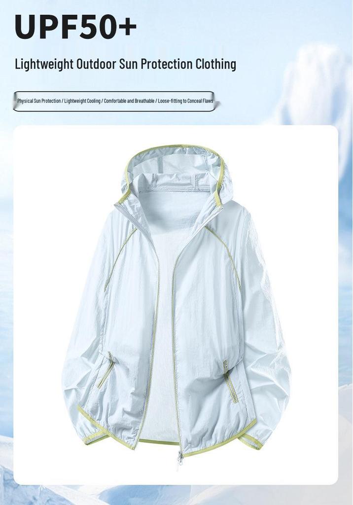2026 Ice Silk Couples' Sun Protection Jacket - Summer UV-Resistant, Breathable and Stylish.