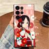 Love Is War CharacterS Fujiwara Miko Phone Case For Samsung S25,S24,S21,S22,S23,S20,Ultra,S26,Plus,Fe,Note,5G Black Cover