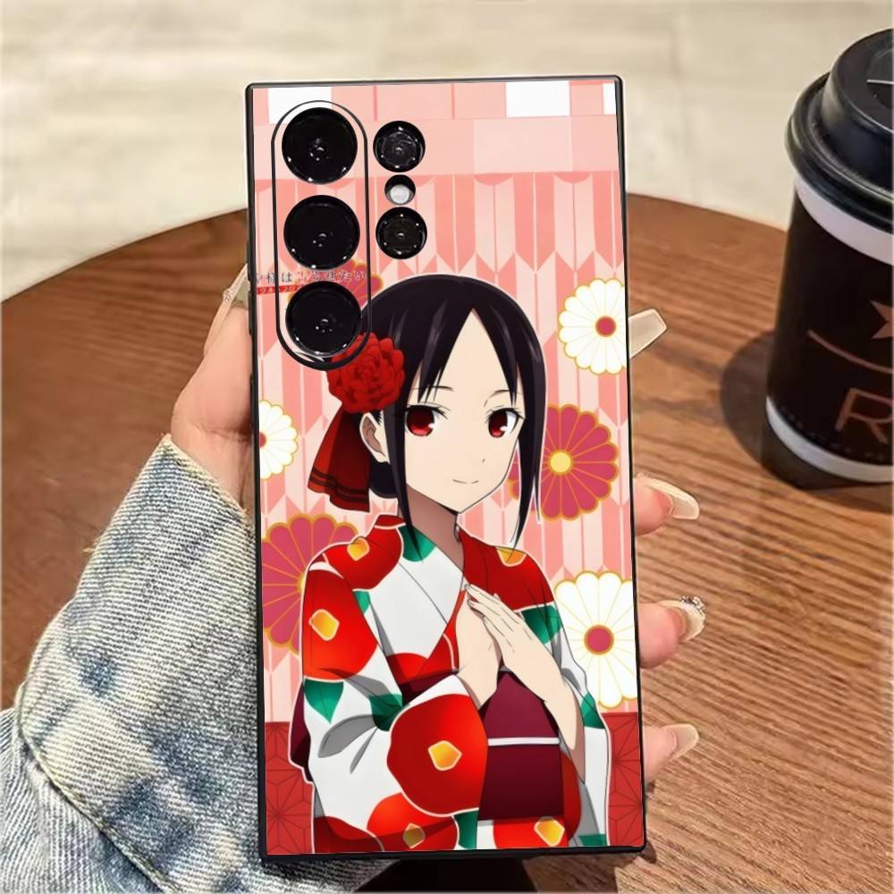 Love Is War CharacterS Fujiwara Miko Phone Case For Samsung S25,S24,S21,S22,S23,S20,Ultra,S26,Plus,Fe,Note,5G Black Cover