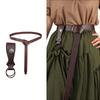 Renaissance Keyring Belt Skirt Hikes Set Medieval Pirate Belt Waistband Accessory Halloween Cosplay Costumes Women Men