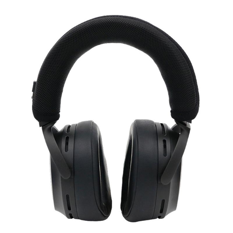 Atmungsaktives Mesh-Gewebe Headset Stirnband Schutzpolster Kopfbügelhülle für MDR-Z7M2 Over-Ear-Kopfhörer