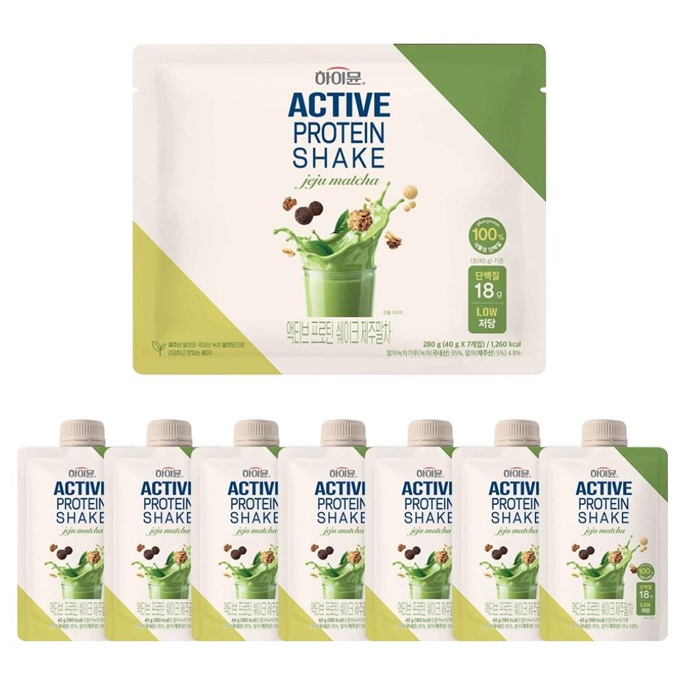 Hi-Mune Active Protein Shake Low Sugar Jeju Matcha 7p 280g 1 Pcs Ingredients: May Be Subject To Change At the Manufacturer’s | 280g 1 Pcs
