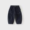 DAVE&BELLA Boys' Autumn Denim Cargo Pants