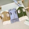 Pet Cotton Coat Stylish Button Closure Warm Comfortable Dog Cat Outerwear with Traction Ring for Winter