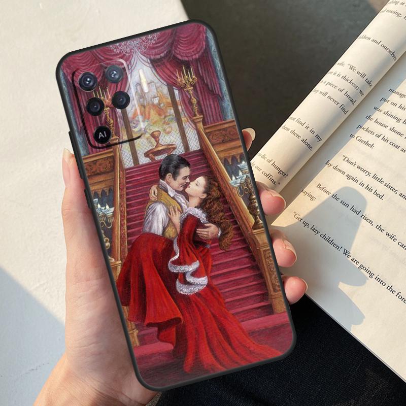 Gone With The Wind Case For Oppo A58 A98 A78 A18 A38 A60 A80 A40 A77 A57 A17 A74 A54 A94 A96 A76 A16 A15 A5 Pro