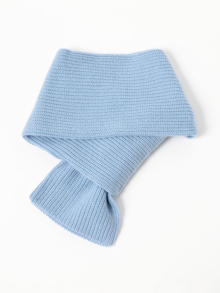 Beams Short Scarf In Men's SAX_BLUE (Free Size)