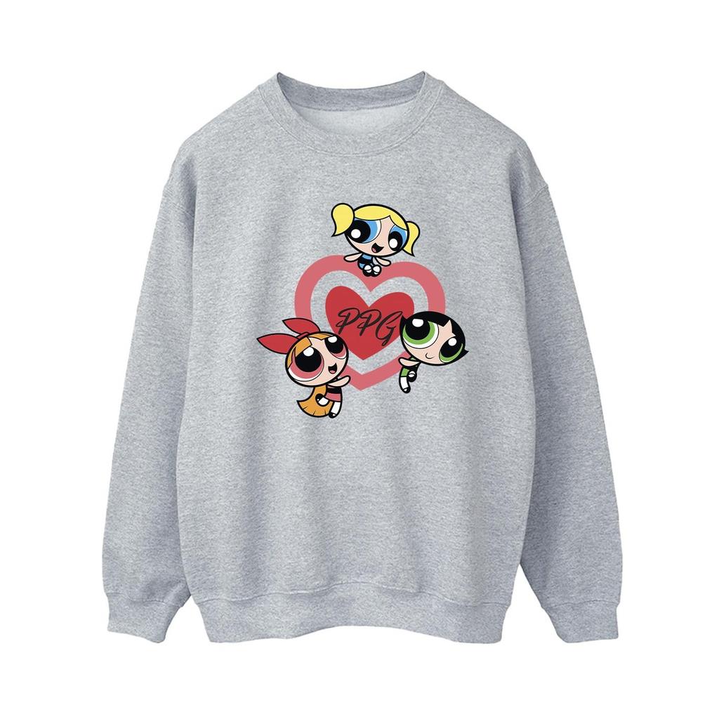 The Powerpuff Girls Womens/Ladies Double Heart Sweatshirt