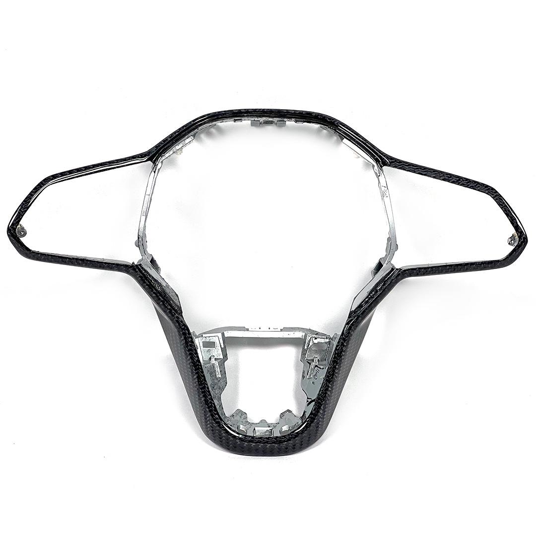 

MK8 Steering Wheel Carbon Fiber Trim Cover