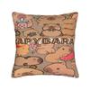 Home Decor Capyeras capybara funny meme Pillowcase Merch  Pillow Covers Square Multiple Sizes