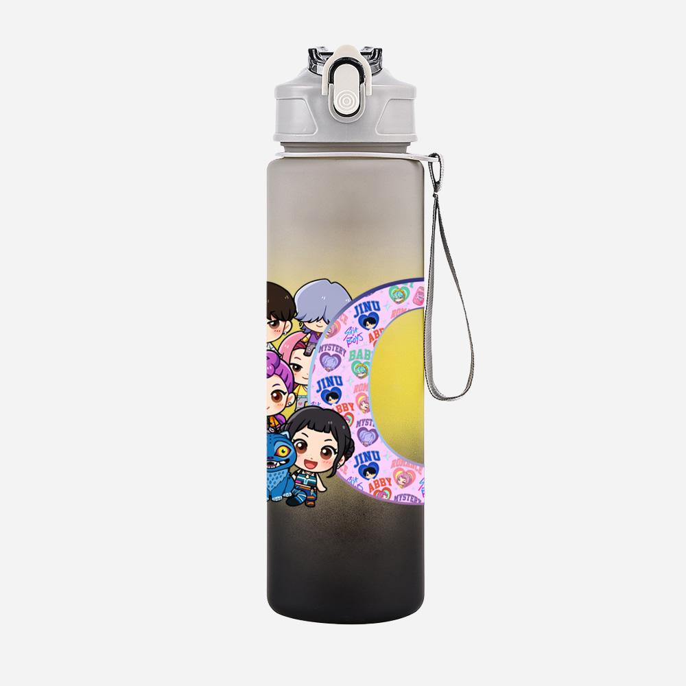 26 English Letter K-Pop Demon Hunters Printed Large Capacity Drinking Cup Portable Outdoor Sports Water Cup Children 750Ml Water Bottle Gift