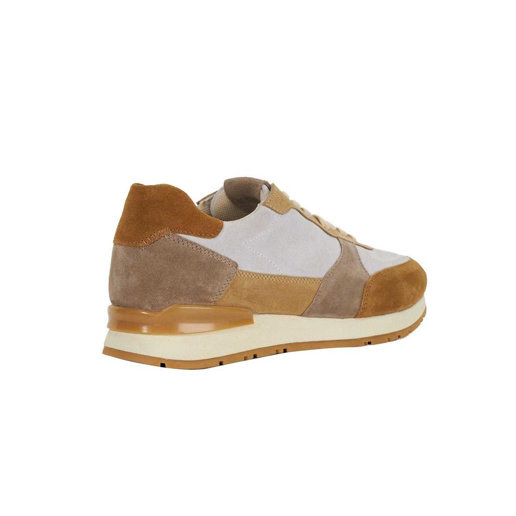 Dune London Mens Treaty Textured Lace Up Trainers