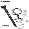 ZTTO MTB Bike Dropper Seatpost Adjustable Suspension Seat Post Tube 30.9mm 31.6mm Internal Routing Cable Remote 100mm Travel