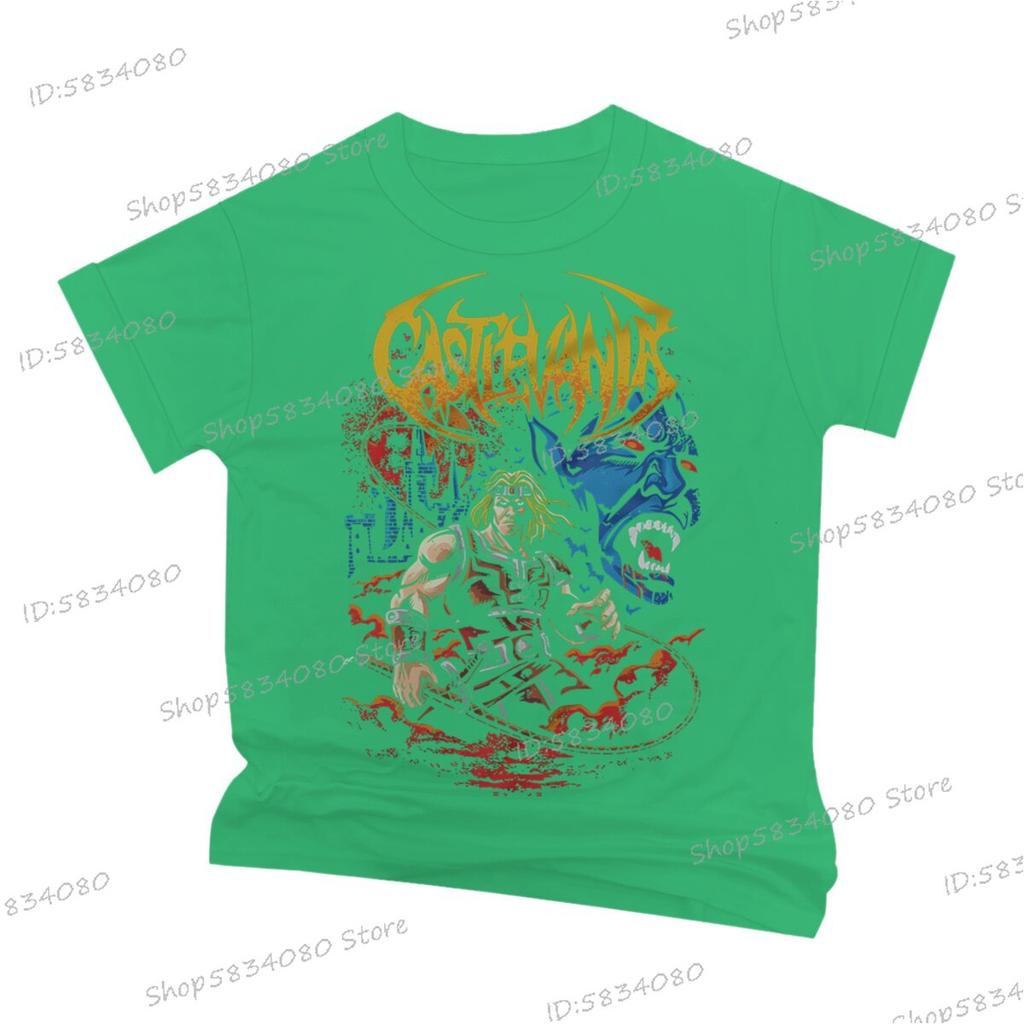 Castlevania Anime Printed Cool TShirt Unisexs Womens Anime Harajuku Soft Tee Castlevania Gift for Him Street Style Cool TShirts