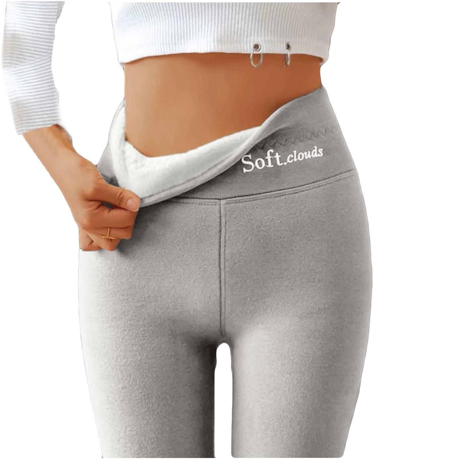 Теплые повседневные зимние однотонные брюки — фото 3