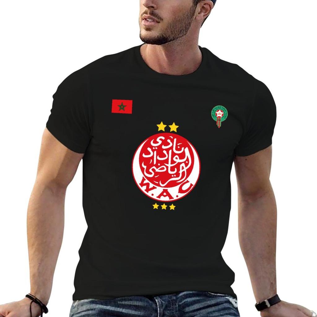 Morocco Wydad Wac Jersey Wac Lover Tshirt Durable Work Wear Tshirt