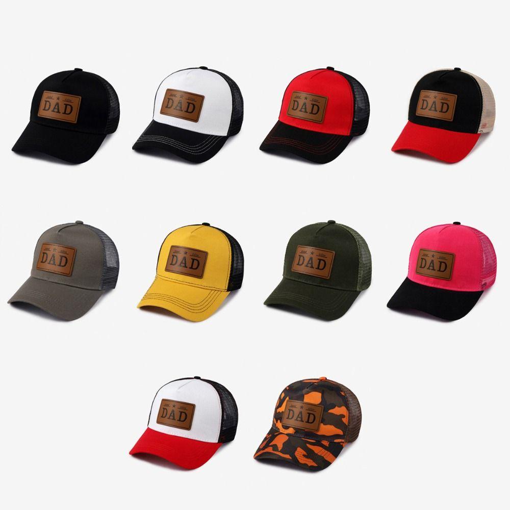 Adjustable DAD Trucker Hat Breathable Mesh Baseball Cap Vintage Trucker Baseball Cap Gift For Dad