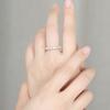 Smyoue 3mm Certified Moissanite Rings for Women Full Diamond Sparkling Bride Jewelry Wholesale 100% 925  Silver 9 Color